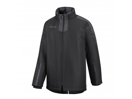 winterjacke sallercore2 schwarz anthrazit frontalansicht