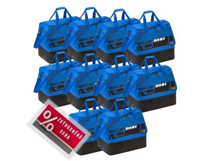 Saller SQUAD50 10 x Taška s dvojitým dnem 105 modrá-černá a