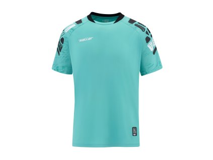 Saller VIBE Sportovní triko 083 aqua zelená-černá
