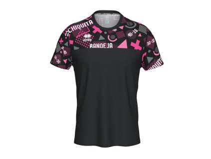 ERERA MANOLO dresové triko černá-fuchsiová