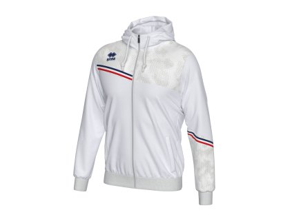 ERREA EBER Mikina s kapucí bílá - tmavě modrá - červená