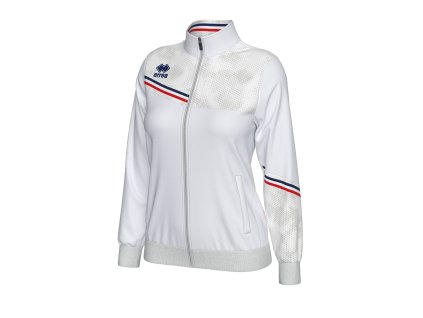 ERREA ESTELLA Dámská mikina bílá-tmavě modrá-červená