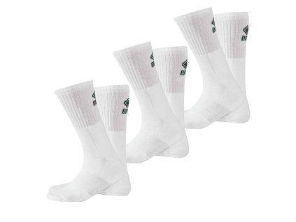 ERERA tréninkové ponožky - 3 páry bílá
