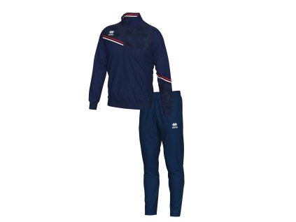 ERREA ERICK Pánská tepláková souprava tmavě modrá-červená-bílá