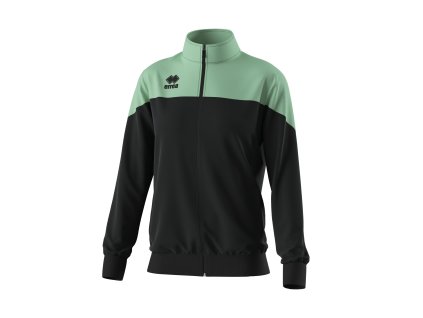 ERREA BEA Dámská tepláková bunda černá-světle zelená