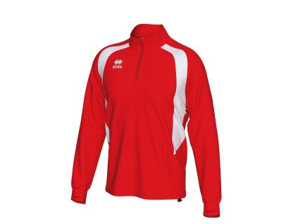 ERREA ALFONSO Tréninková mikina červená - bílá