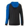 kapuzenpulli sallerultimate schwarz blau gelb rueckansicht