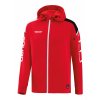 Saller SQUAD50 Bunda s kapucí 170 červená-černá