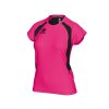 ERREA ANIKA Dámské dresové triko fuchsiová - černá