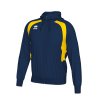 ERREA ARIS Mikina s kapucí tmavě modrá - žlutá