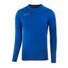 funktions unterhemd langarm baselayers90 saller blau frontalansicht