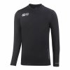 funktions unterhemd langarm baselayers90 saller schwarz frontalansicht