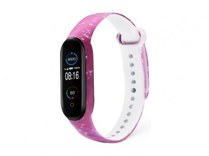 Mi Band 5 nahradni naramek fialova obloha