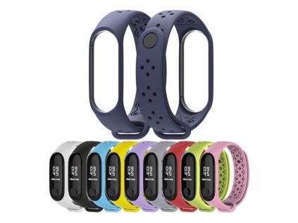 Mi Band 3 4 náhradní náramek sportovní pastelový hlav