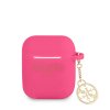 airpod guess obal fialova fuchsia