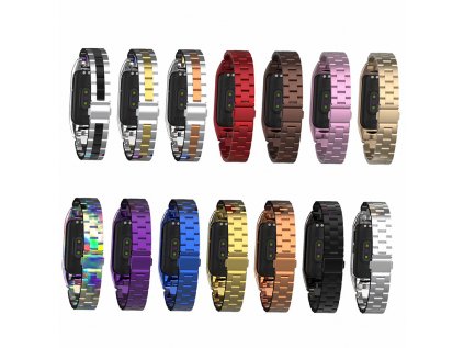 Kovový BRX Mi Band 3/4 náhradní náramek / řemínek