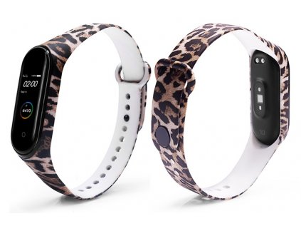 Mi Band 3 4 naramek leopard