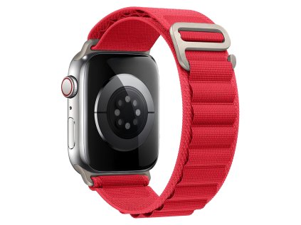 Alpský ťah - remienok na Apple Watch - Červený