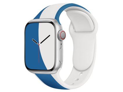 Prúžok - remienok na Apple Watch - Modro-bílý