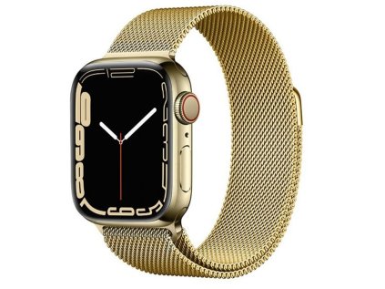 MILÁNSKY LOOP pre Apple Watch - Magnetický - Zlatý