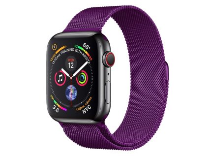 MILÁNSKY LOOP pre Apple Watch - Magnetický - Fialový