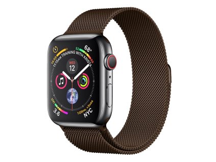 MILÁNSKY LOOP pre Apple Watch - Magnetický - Kávový