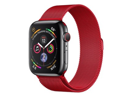 MILÁNSKY LOOP pre Apple Watch - Magnetický - Červený