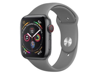 Jednofarebný remienok na Apple Watch - Tmavo šedý