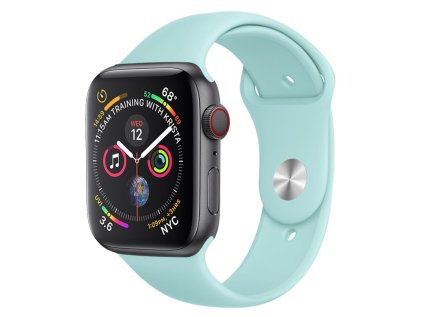 Jednofarebný remienok na Apple Watch - Tyrkys