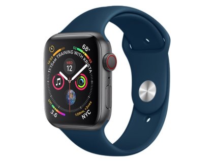 Jednofarebný remienok na Apple Watch - Navy blue