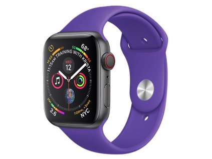 Jednofarebný remienok na Apple Watch - Fialový