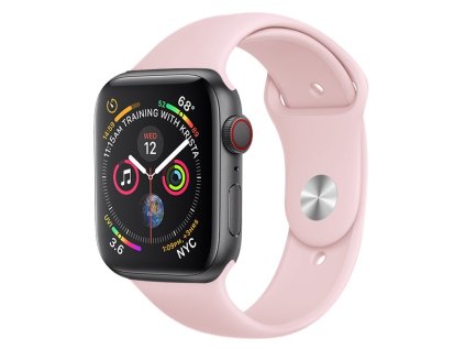 Jednofarebný remienok na Apple Watch - Ružovkastý