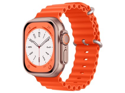 Oceánsky ťah na Apple Watch - Oranžová