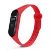 Mi Band 3 4 jednobarevný náhradní náramek červený