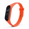Mi Band 3 4 jednobarevný náhradní náramek oranžový