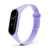 Mi Band 3 4 jednobarevný náhradní náramek levandulový
