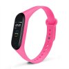 Mi Band 3 4 jednobarevný náhradní náramek růžový