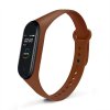 Mi Band 3 4 jednobarevný náhradní náramek hnědý