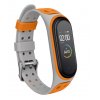Jemny silikon nahradni naramek pro mi band 5 sedo oranzovy