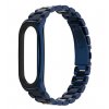 Mi Band 3 4 náhradní náramek chirurgická ocel BO modrá