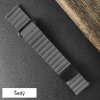 Prémiový kožený magnetický loop na Apple Watch - Šedý