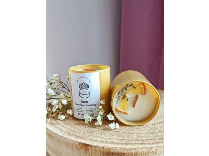 Sójová svíčka - Lemona