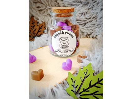 Vonný vosk do aromalampy - lahvička - švestkový koláč