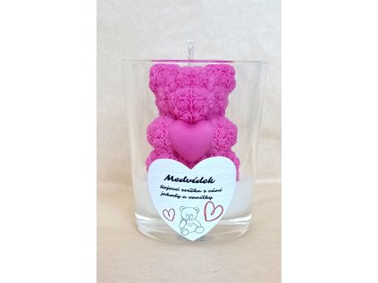 Sójová svíčka - Medvídek