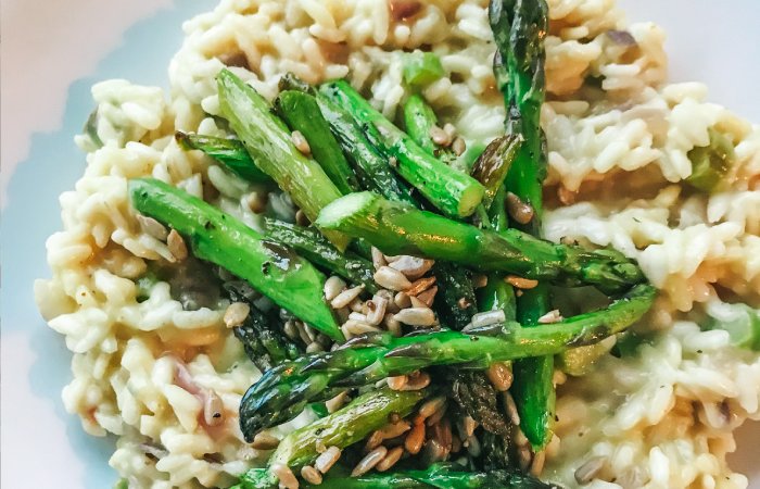 ŠPARGĽOVÉ RISOTTO