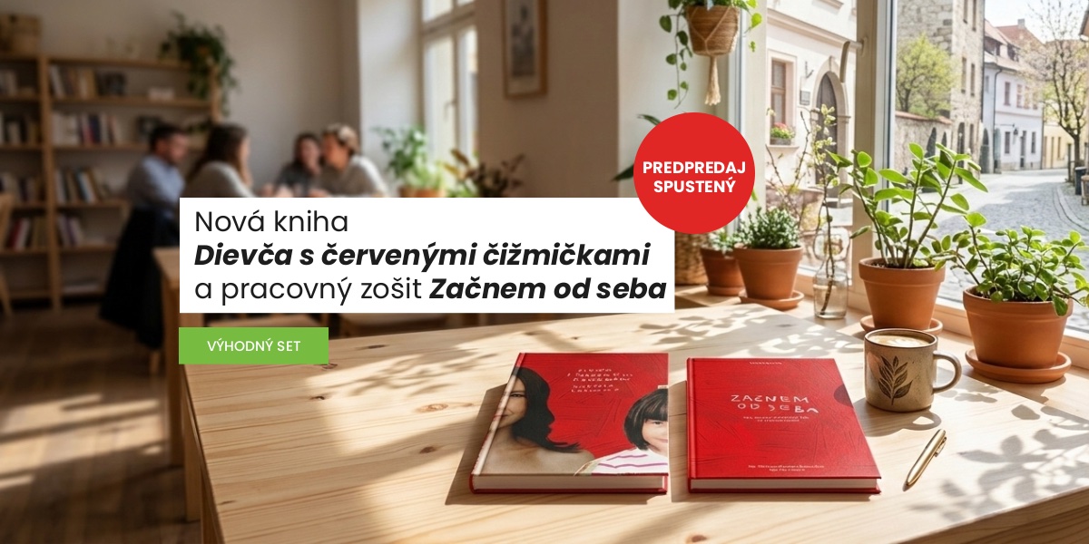 Dievča s červenými čižmičkami + workbook Začnem od seba