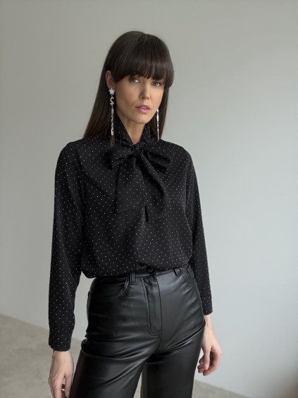 Blouse with bow