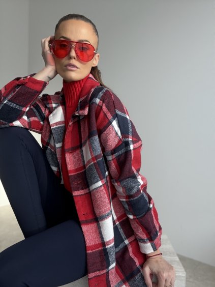 Flannel shirt with pockets