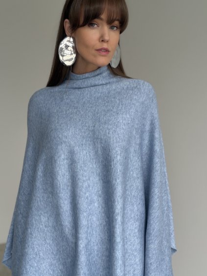 Knitted poncho