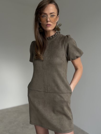 Suede dress